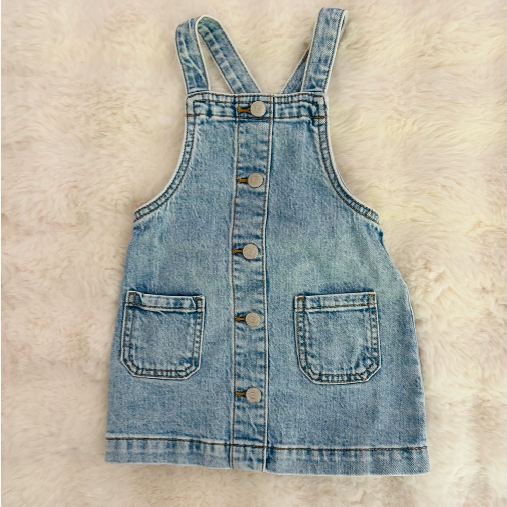 Cat & Jack Light Blue Denim Overalls